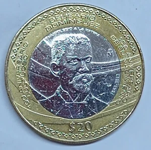 2013 Coin Mexico 20 Pesos Belisario Domínguez  - Picture 1 of 3