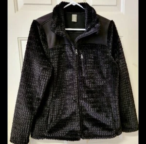 Made For Life Full Zip Black Soft Sherpa Sz M medium Jacket NICE New w/o tags - Picture 1 of 2
