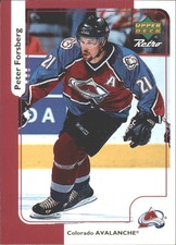 1999-00 McDonald's Upper Deck Avalanche Hockey Card #MCD10 Peter Forsberg