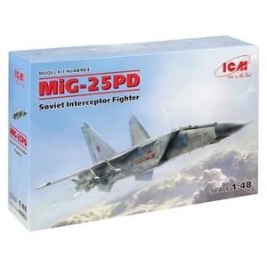 ICM 48903 Kit Modelo Plástico Avión 1:48 MiG-25 PD, Caza Interceptor Soviético - Imagen 1 de 24