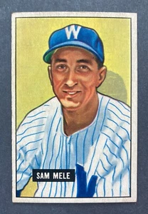 1951 Bowman #168 Sam Mele (Washington Senators) - Picture 1 of 2