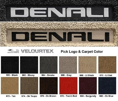 Lloyd Mats Velourtex GMC Acadia Denali Logo Front Floor Mats (2007-2020) - Image 1 of 4