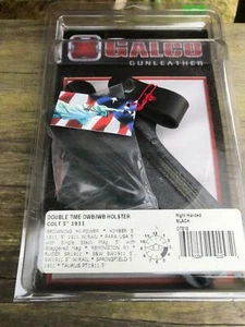 Galco Double Time OWB/IWB Holster Colt 3" 1911 Right Handed - DT424 - Picture 1 of 6