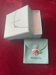 Collar o pulsera vintage Tiffany & Co 1981 con concha de abanico colgante - Imagen 1 de 12