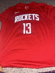 NEW NIKE NBA James Harden Jersey T Shirt Houston Rockets Men XL Dri Fit
