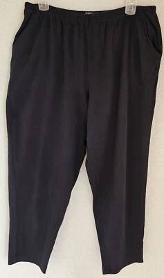 Lands' End Womens Pants Size PXL X Large 18/20 Petite Black - Image 1 of 4