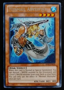 ( MERMAIL ABYSSPIKE ) - Rare - ABYR-EN018 - Unlimited NM - Yu-Gi-Oh Abyss Rising - Picture 1 of 1