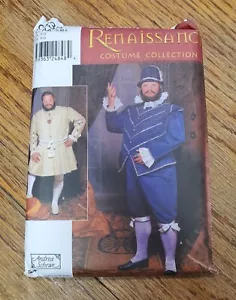 Renaissance Mens Costume (Chest 43 47 51) Simplicity 9633 Henry VIII Shakespeare - Picture 1 of 3