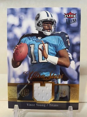 2007 Fleer Ultra - Ultra Stars Memorabilia #US-VY Vince Young (MEM) - Image 1 of 2