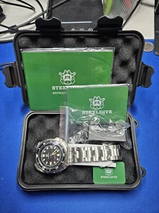 Steeldive SD1970 6105 Turtle Captain Willard V2 NH35 Seiko Zaffiro Orologio subacqueo - Foto 1 di 8