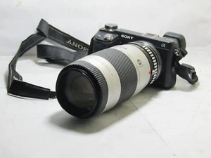 SONY NEX E MOUNT Mirrorless fit 75-300mm = 110-450mm lens for Sony Alpha NEX5n , - Picture 1 of 6