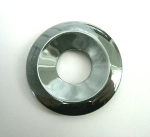 Hämatit Donut rund Ø 50 mm Schmuckstein Anhänger Scheibenstein Kettenanhänger - Bild 1 von 2