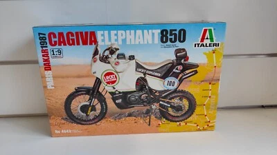 Cagiva Elefant 850 Paris-Dakar 1987 moto 1-9 Italeri Parigi Dakar Moto Enduro - Immagine 1 di 3