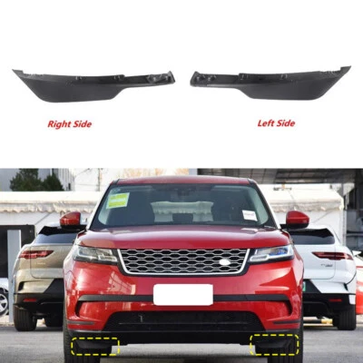 Deflectores de aire inferiores del parachoques delantero de 2 piezas para Land Rover Range Rover Velar 2018-2021 Foto 1 de 4