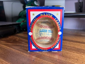 1995 Cleveland Indians World Series Signed Rawlings Time-Right Baseball ~ READ - Picture 1 of 15