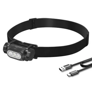 1200 Lumen LED Headlamp Rechargeable Head Lamp Camping Fishing LED Head Torch - Picture 1 of 16