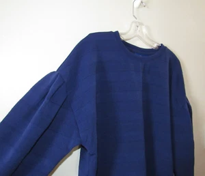 Suéter APT.9 para mujer XL azul real tejido de gran tamaño Dolman mangas acanaladas nuevo con etiquetas - Imagen 1 de 10