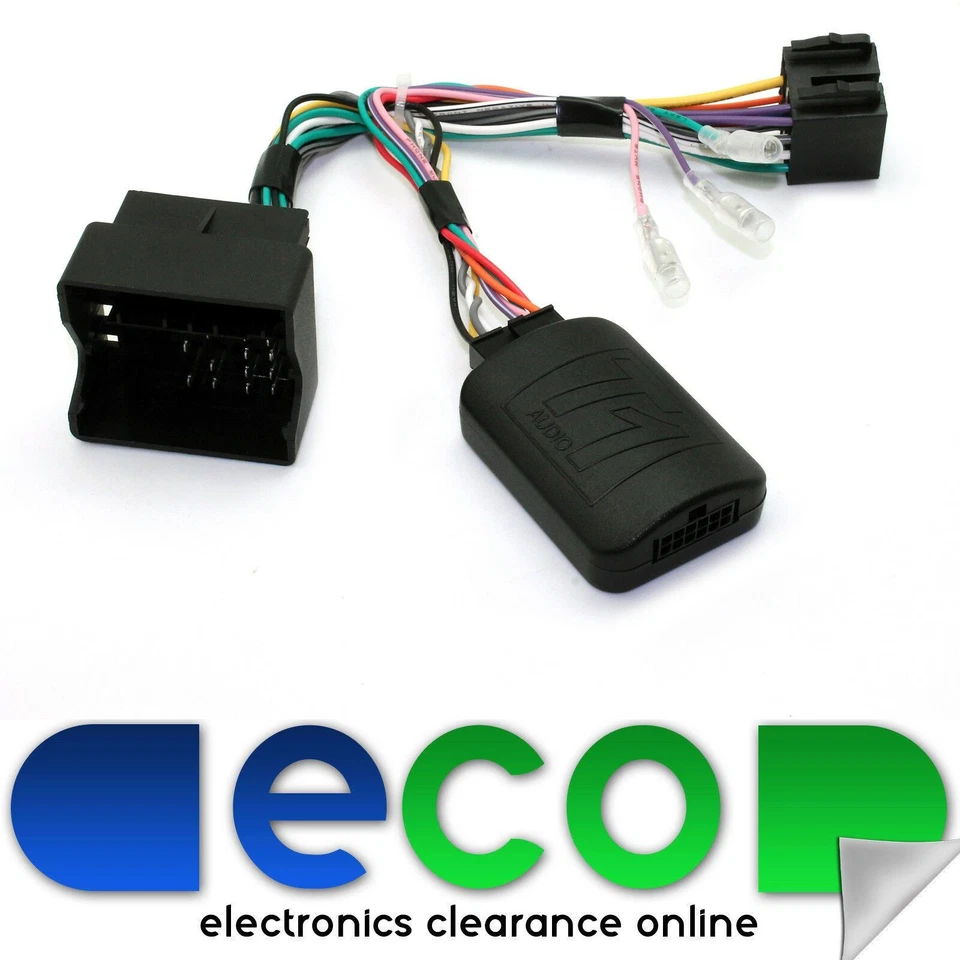 T1-VW002-ALPINE VW Passat Golf Mk5 Touran Polo Jetta Eos Steering Stalk Adaptor - Image 1 of 1