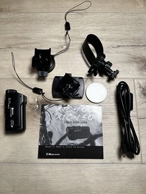 midland XTC-100 Action Camera With Head Mounts, Cords, And Manuals - Image 1 of 4