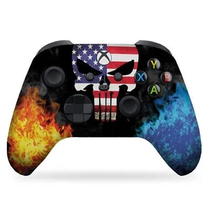 Controlador Inalámbrico Americcan Warrior Skull Xbox Hydro Dip Mod Xbox One/Serie - Imagen 1 de 17