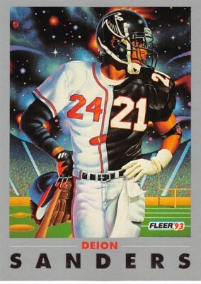 Deion Sanders U-Pick Baseball &Football Inserts/Base/RC's 0.99-17.99 NM/MT - Image 1 of 2