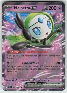 Meloetta ex Double Rare SV: Black Bolt 044/086 NM - Picture 1 of 2