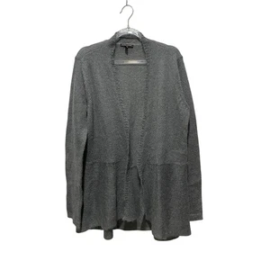 EIleen Fisher Gray Wool Mohair Blend Cardigan Size S Lagenlook Boho - Picture 1 of 6