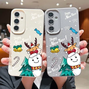 Funda de teléfono de Navidad para Samsung A17 A56 S25 FE Edge S24 Ultra S22 A15 A26 cubierta - Imagen 1 de 16