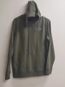 Volcome Stone Men's Hoodie Size Small Olive Green W/mushroom Picture On Bac NWOT - Picture 1 of 11