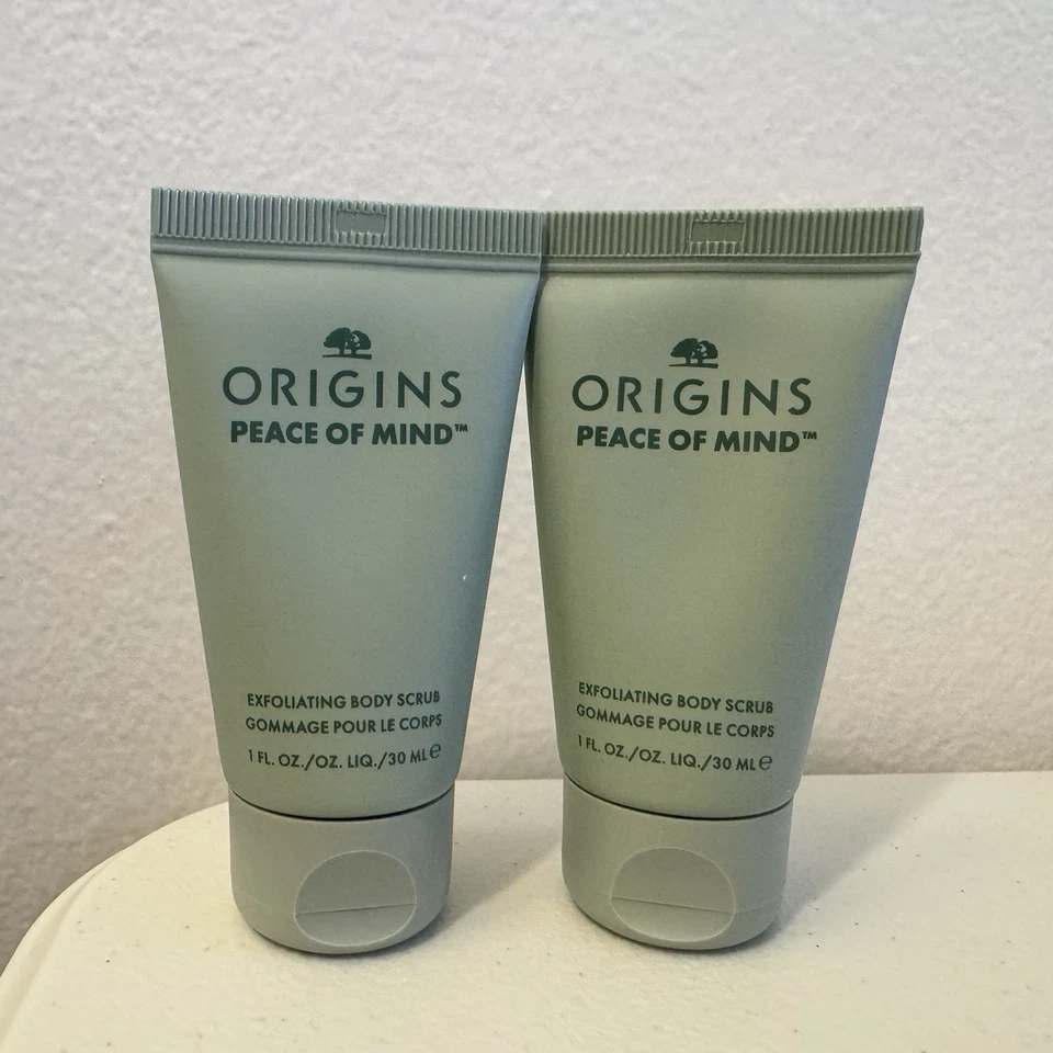 2 x Origins Peace Of Mind Exfoliating Body Scrub 1 fl.oz. 30 ml. Travel Size - Image 1 of 2