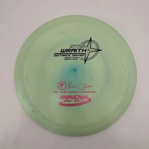 Innova Ken Climo 12x Star Wraith 175g Green Swirl Disc Golf Distance Driver - Picture 1 of 2