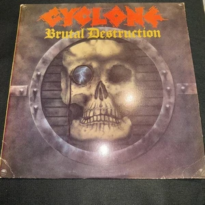 Cyclone - Brutal Destruction (Record Vinyl 1986, Roadracer Records) Out Of Print - Picture 1 of 10