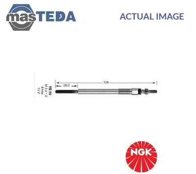 91322 ENGINE GLOW PLUG NGK FOR PEUGEOT PARTNER,307,207,206,308 SW,EXPERT,206 SW - Image 1 of 4