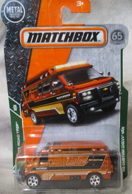 Matchbox 1995 Custom Chevy Van Version B w/Gas Cans  1:64 Scale Diecast - Image 1 of 4