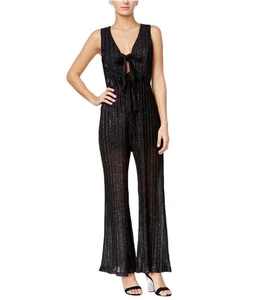 Trixxi Womens Glitter Jumpsuit, Black, Juniors, 5 - Picture 1 of 1