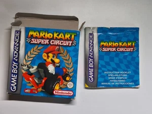 Leerhülle Mario Kart Super Circuit Gameboy Advance GBA OVP + Anleitung Nintendo - Bild 1 von 10