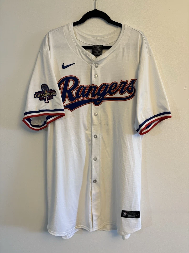 Camiseta Corey Seager Texas Rangers Serie Mundial 2023 Dorada Nike Auténtica Talla 56 Foto 1 de 4