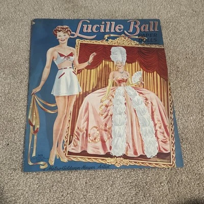 Vintage Paper Doll LUCILLE BALL PAPER DOLL SAALFIELD PUBLISHING ORIGINAL - Image 1 of 4