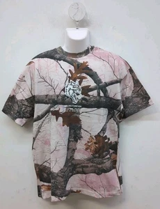 Darc Sport Wolves Have Your Back Kurzarm Herren T-Shirt Small Braun Mauve Camouflage - Bild 1 von 9