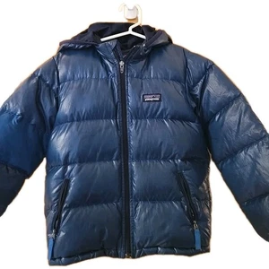 Patagonia Daunenjacke 5T Kids Puffer blau Jungen *repariert* - Bild 1 von 6