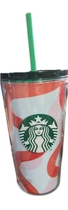 Starbucks "That Loving Feeling" 16 oz. Acrylic Cup & Straw 2024 - Picture 1 of 4