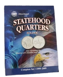 1999-2008 - 56 WHITMAN US State & DC & Territories Commemorative Quarters Set - Picture 1 of 13