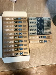 Lot of 17 New Maxell High Bias XLII 90 Audio Cassette Tape Sealed 90 Minute - Picture 1 of 2