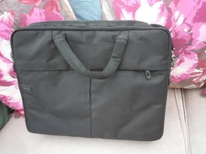 VINTAGE DELL LAPTOP CASE PADDED WOVEN SHOULDER STRAP MULTI POCKETS 15" INTERNAL - Afbeelding 1 van 5