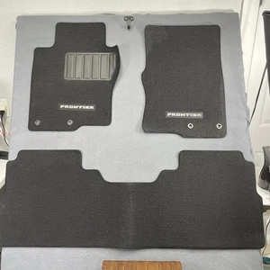 Nissan Frontier Crew Cab Black Carpet Floor Mat Set OEM 2022-2026 T99E29BU0A - Picture 1 of 5