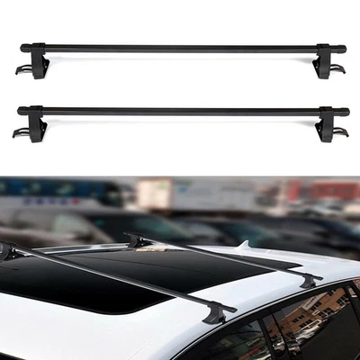 For Honda Accord Civic Ford F-150 4-Door Top Roof Rack Cross Bars 54" Universal Foto 1 de 4