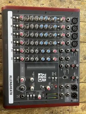 Allen & Heath ZED-10 Multipurpose Mixer for Live Sound and Recording - Image 1 of 4