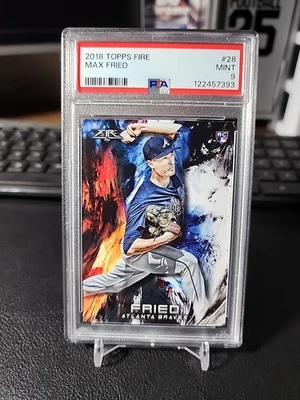 2018 Topps FIRE MAX FRIED #28 PSA 9 MINT RC - Image 1 of 2