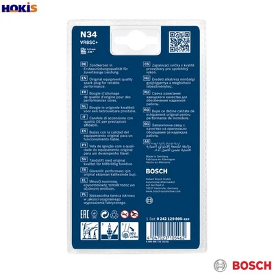 4x SPARK PLUG 0 242 129 800 FOR RENAULT CLIO/IV/Hatchback/Van/III/Grandtour 1.1L - Image 1 of 4