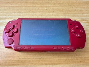 Sony Playstation PSP 2001 Vibrant Red Handheld System Console - Parts or Repair - Picture 1 of 5